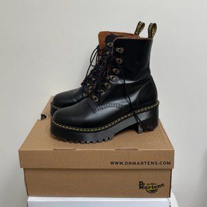 Dr. Martens Black Leona Boots Size 8